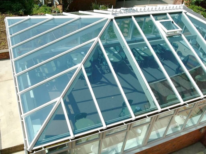 Примеры того как мы можем сделать стеклянную крышу и зенитный фонарь 