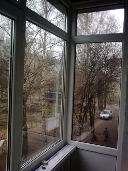 Остекление балкона ПВХ в Ижевске 