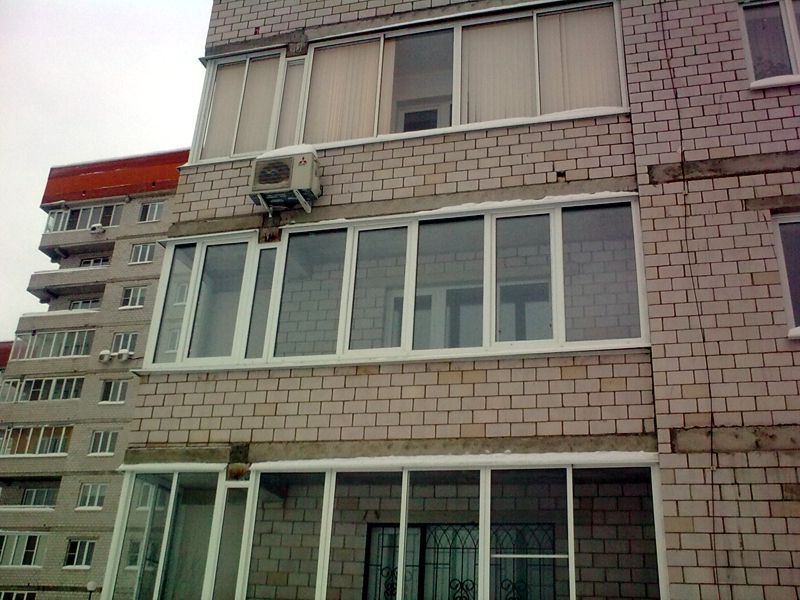 Два балкона в одной квартире в Ижевске 